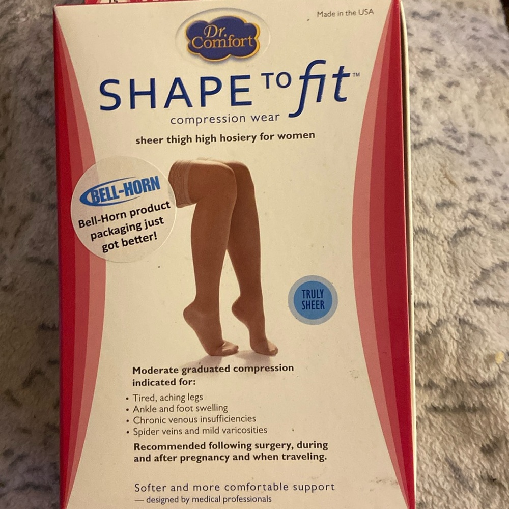 Dr Comfort Compression thigh high stockings